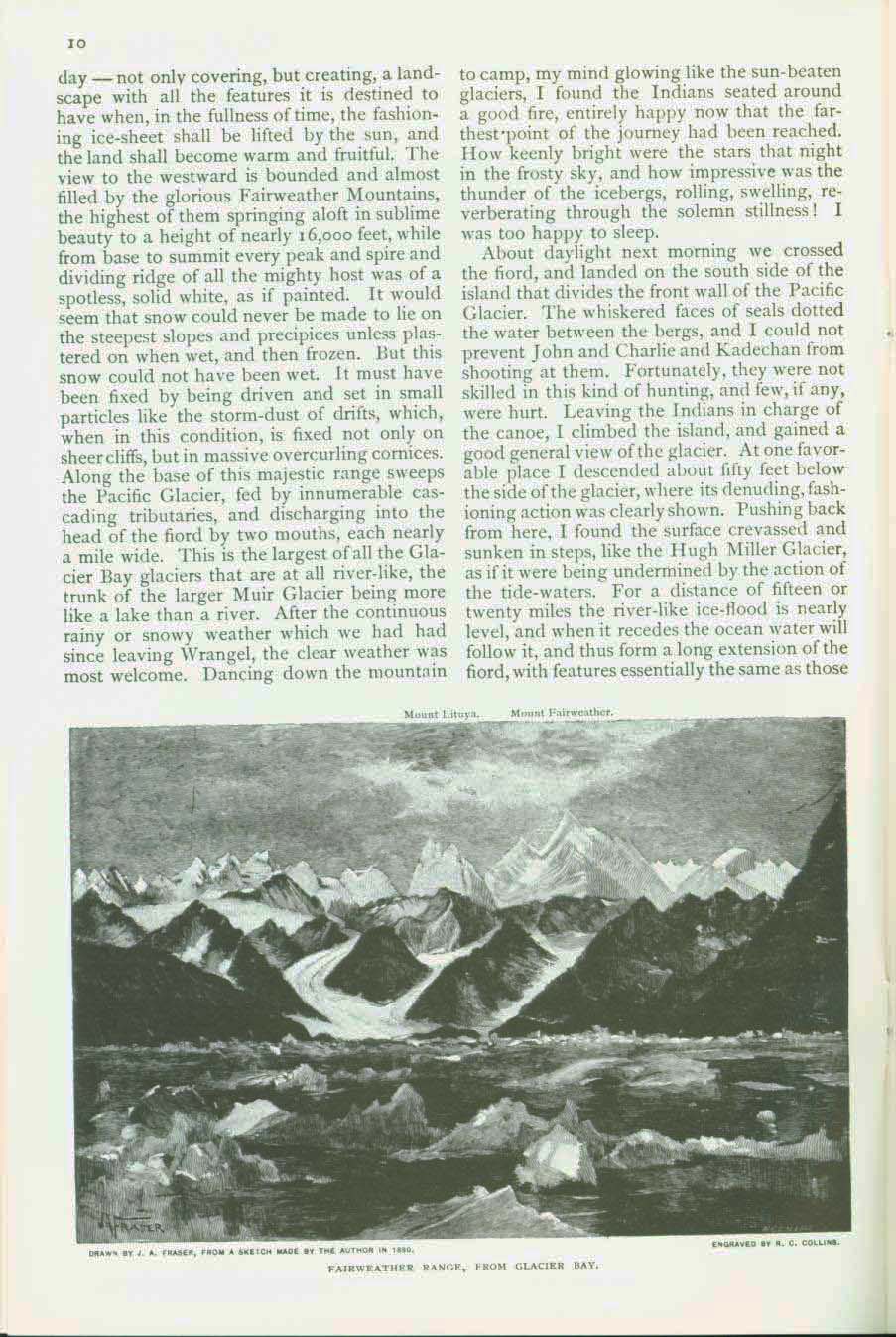 The Discovery of Glacier Bay (1879). vist0045h